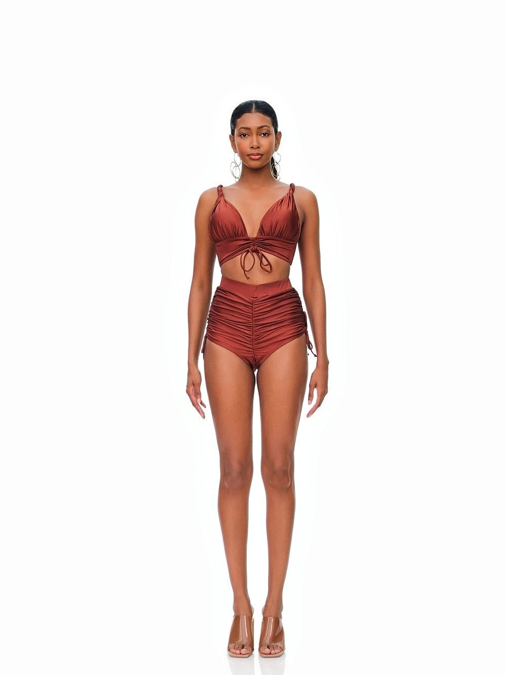 ANDREA IYAMAH Karo Bikini Set XS